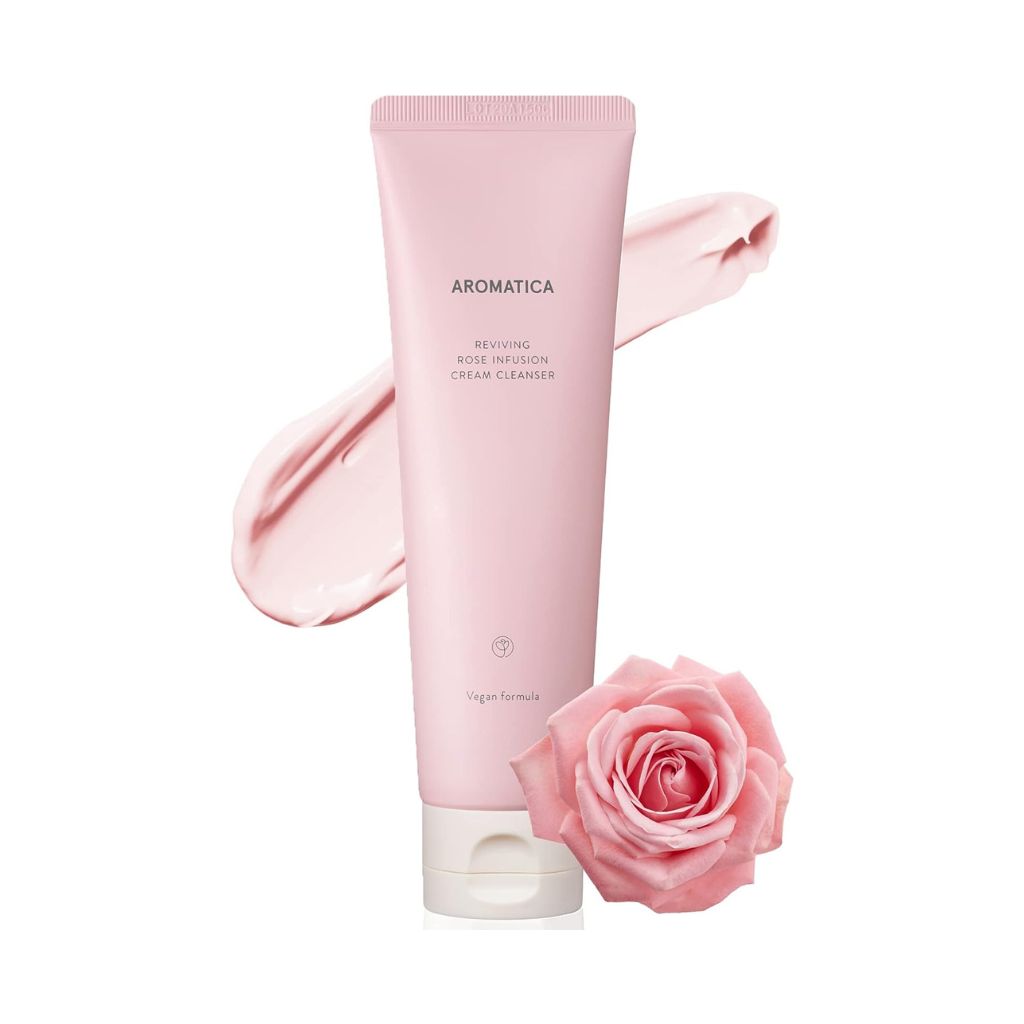 Aromatica Reviving Rose Infusion Cream Cleanser 145ml