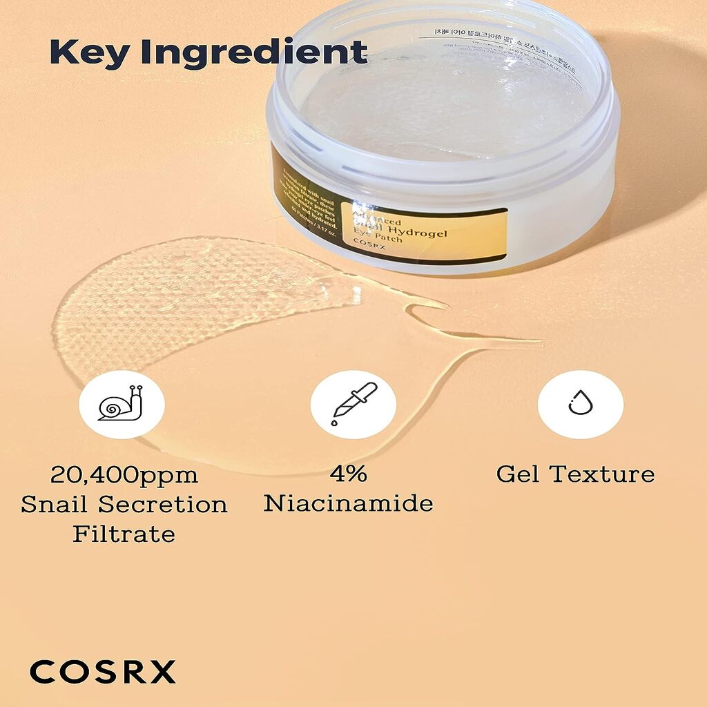 COSRX Advanced Snail Hydrogel Eye Patch 60 Patches 90g