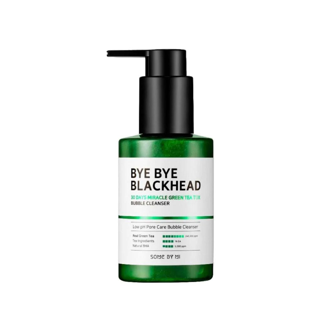 Some By Mi Bye Bye Blackhead 30 Days Miracle Green Tea Tox Bubble Cleanser 120ml