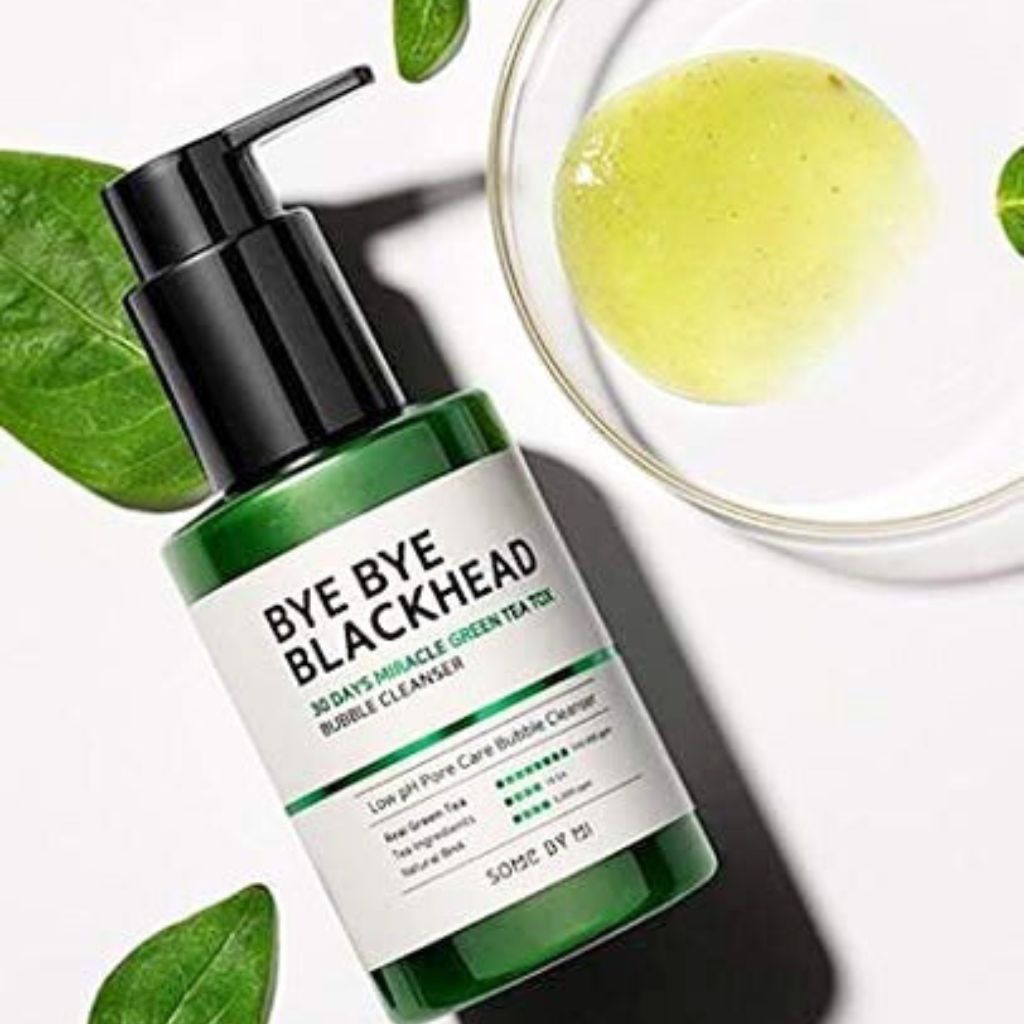 Some By Mi Bye Bye Blackhead 30 Days Miracle Green Tea Tox Bubble Cleanser 120ml