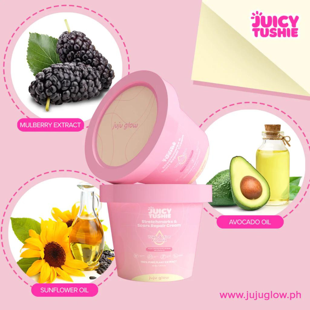 Juicy Tushie Stretchmarks and Scars Repair Cream