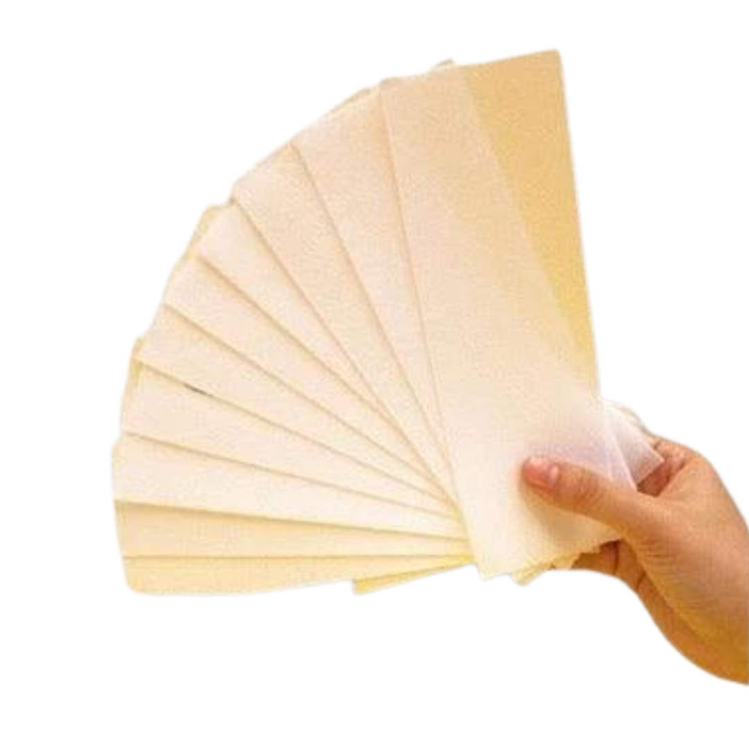 Luxewax Organic Sugar Wax Reusable Waxing Strips (20pcs)