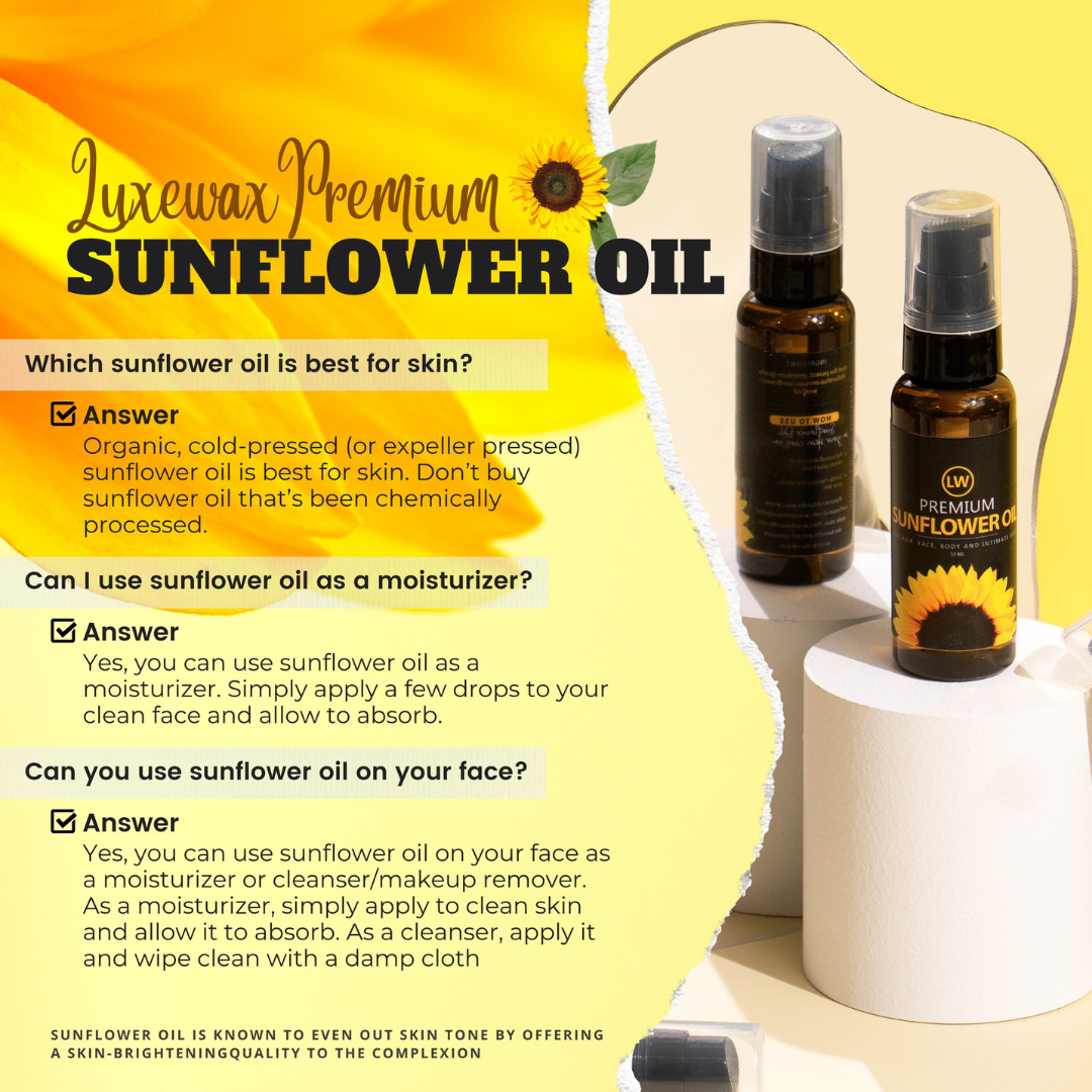 Luxewax Sunflower Premium Oil (50ml)