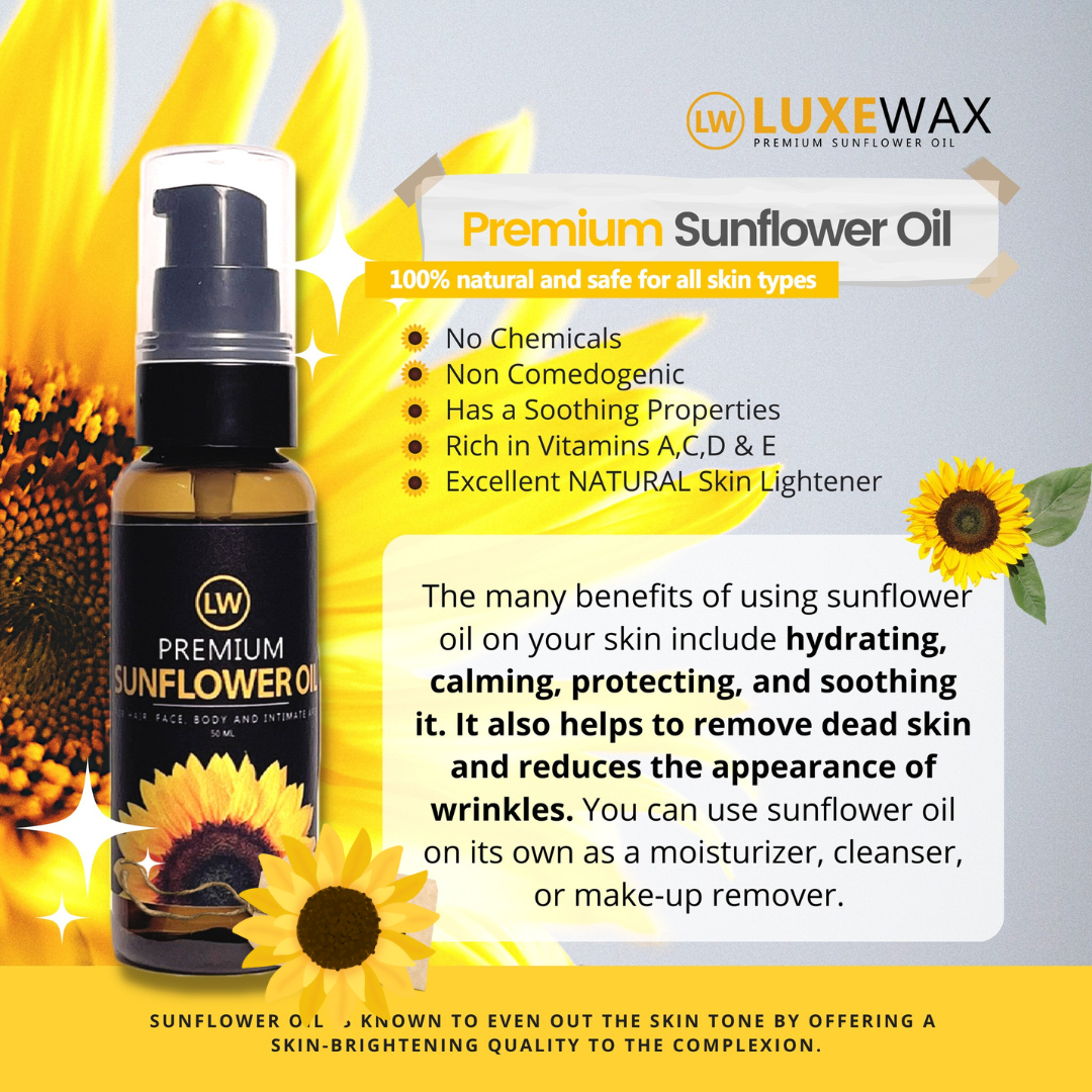 Luxewax Sunflower Premium Oil (50ml)