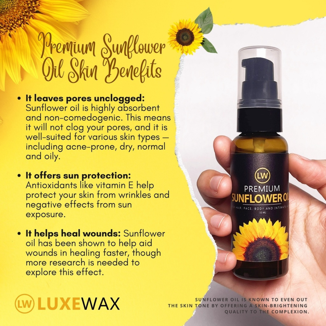 Luxewax Sunflower Premium Oil (50ml)