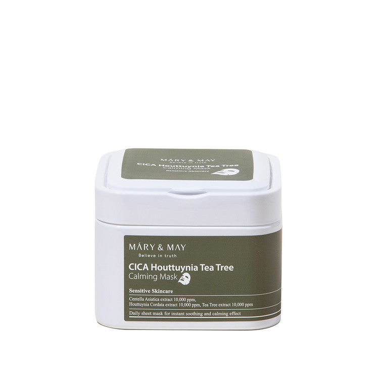 Mary & May Cica Houttuynia Tea Tree Calming Mask Pack (30pcs)