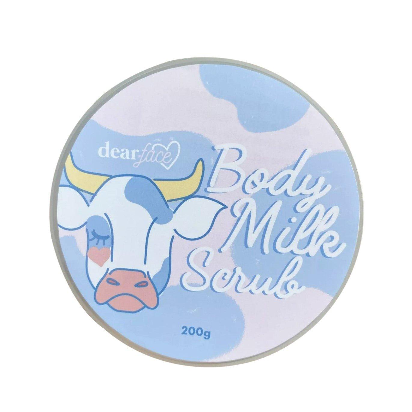 Dear Face Body Milk Scrub (200g)| Brightening & Moisturizing in United Arab Emirates- bluelily.me