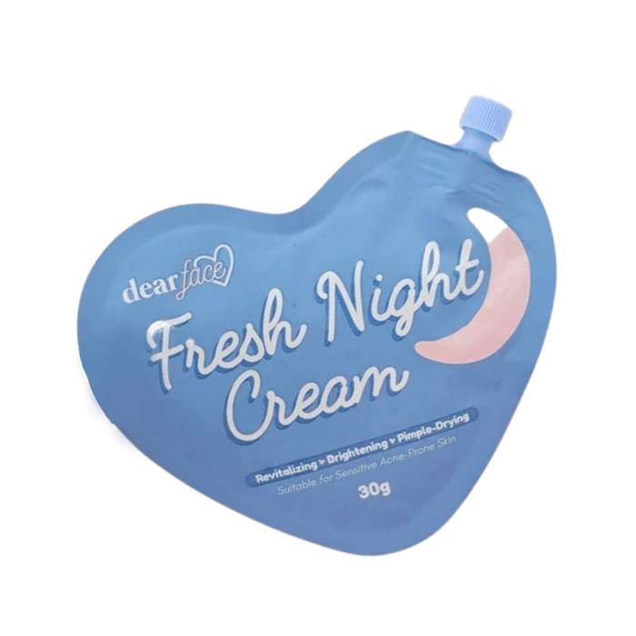 Dear Face Fresh Night Cream (30g)| Revitalizing, Brightening, Pimple Drying in United Arab Emirates- bluelily.me