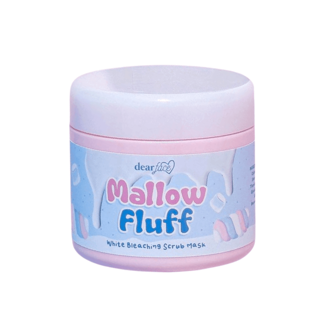 Dear Face Mallow Fluff White Bleaching Scrub Mask in the United Arab Emirates- bluelily.me