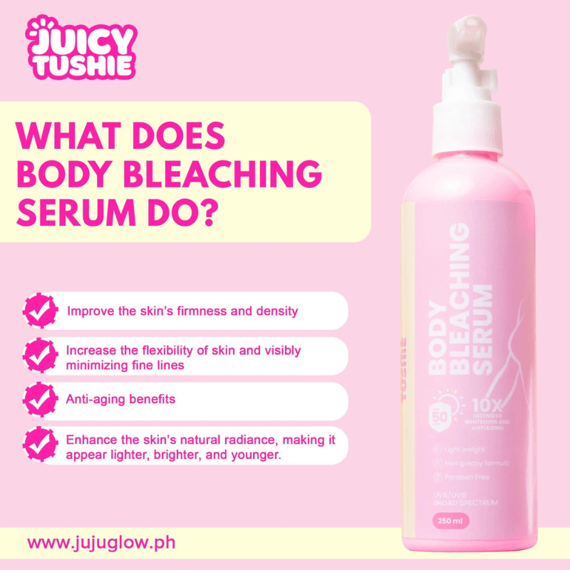 Juicy Tushie Body Bleaching Serum (250ml) - bluelily.me