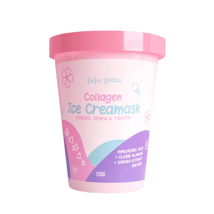 Juju Glow Collagen Ice Cream Mask (135g) - bluelily.me